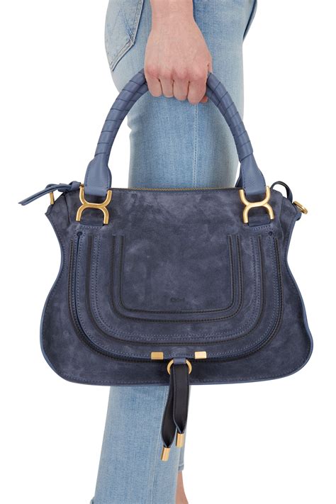 chloe marcie bag navy